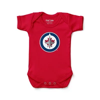 Newborn & Infant Chad Jake Winnipeg Jets Primary Logo Bodysuit