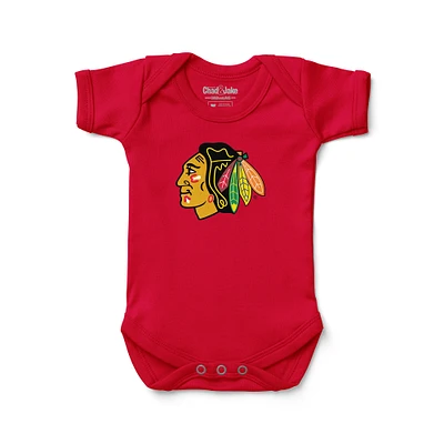 Newborn & Infant Chad Jake Red Chicago Blackhawks Primary Logo Bodysuit