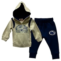 Infant Wes & Willy Penn State Nittany Lions Colorblock Pullover Hoodie and Sweatpants Set