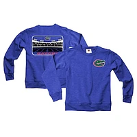 Youth Wes & Willy Royal Florida Gators Tri-Blend Go Wild Pullover Sweatshirt