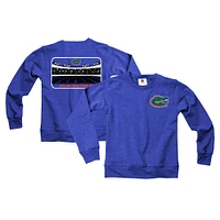 Youth Wes & Willy Royal Florida Gators Tri-Blend Go Wild Pullover Sweatshirt