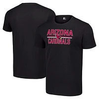 Men's Starter Black Arizona Cardinals Team Mesh Print Graphic T-Shirt