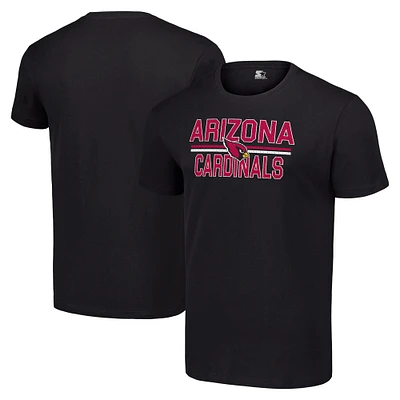 Men's Starter Black Arizona Cardinals Team Mesh Print Graphic T-Shirt