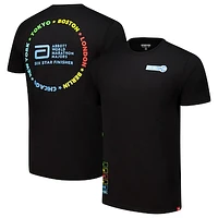 Unisex Sportiqe Black World Marathon Majors Finisher Bingham Tri-Blend T-Shirt