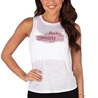 Women's Concepts Sport  White Washington Commanders Infuse Lightweight Slub Knit Tank Top