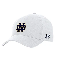 Men's Under Armour  White Notre Dame Fighting Irish Sideline Performance Adjustable Hat