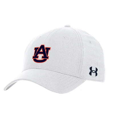 Men's Under Armour  White Auburn Tigers Sideline Performance Adjustable Hat