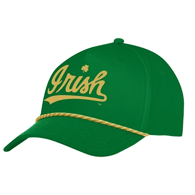 Men's Under Armour  Green Notre Dame Fighting Irish Driver Rope Adjustable Hat