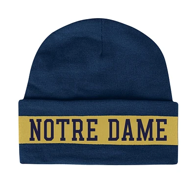 Men's Under Armour  Gray Notre Dame Fighting Irish Jacquard Cuffed Knit Hat