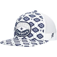 Men's HOOey Navy/White Dallas Cowboys Patch Trucker Adjustable Hat