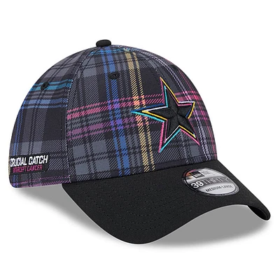 Men's New Era  Black Dallas Cowboys 2024 NFL Crucial Catch 39THIRTY Flex Hat