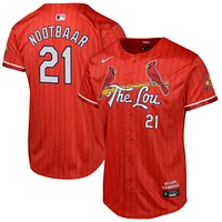 Youth Nike Lars Nootbaar Red St. Louis Cardinals 2024 City Connect Limited Player Jersey