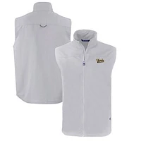 Men's Cutter & Buck Gray Vanderbilt Commodores Big Tall Charter Eco Full-Zip Vest