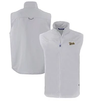 Men's Cutter & Buck Gray Vanderbilt Commodores Big Tall Charter Eco Full-Zip Vest