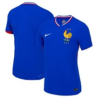 Men's Nike  Blue France National Team 2024 Home Authentic Blank Jersey