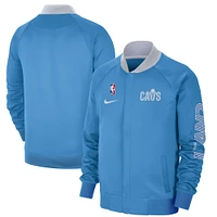 Men's Nike Light Blue Cleveland Cavaliers 2024/25 City Edition Authentic Showtime Performance Full-Zip Jacket