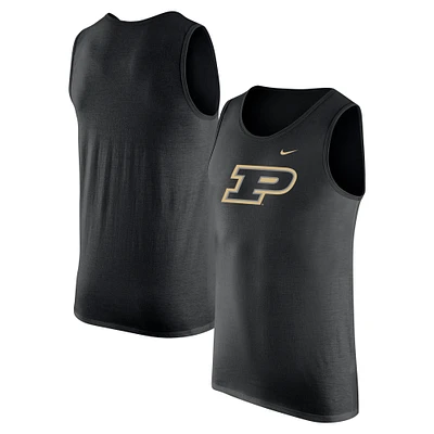 Men's Nike Black Purdue Boilermakers Tank Top