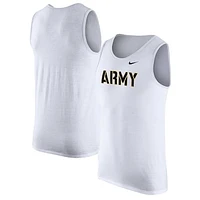 Men's Nike White Army Black Knights Tank Top