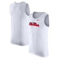 Men's Nike White Ole Miss Rebels Tank Top