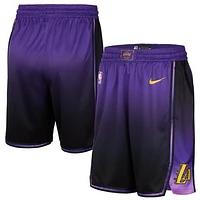 Men's Nike Purple Los Angeles Lakers 2024/25 City Edition Swingman Shorts