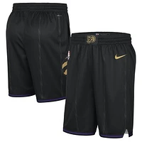 Men's Nike Black Toronto Raptors 2024/25 City Edition Swingman Shorts