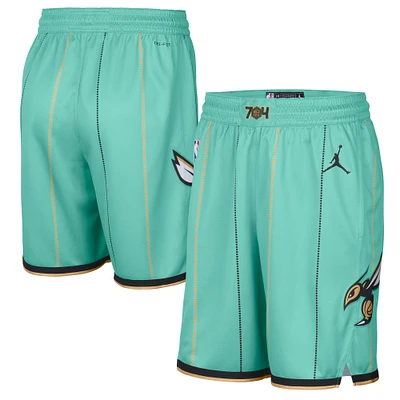 Men's Jordan Brand Mint Charlotte Hornets 2024/25 City Edition Swingman Shorts