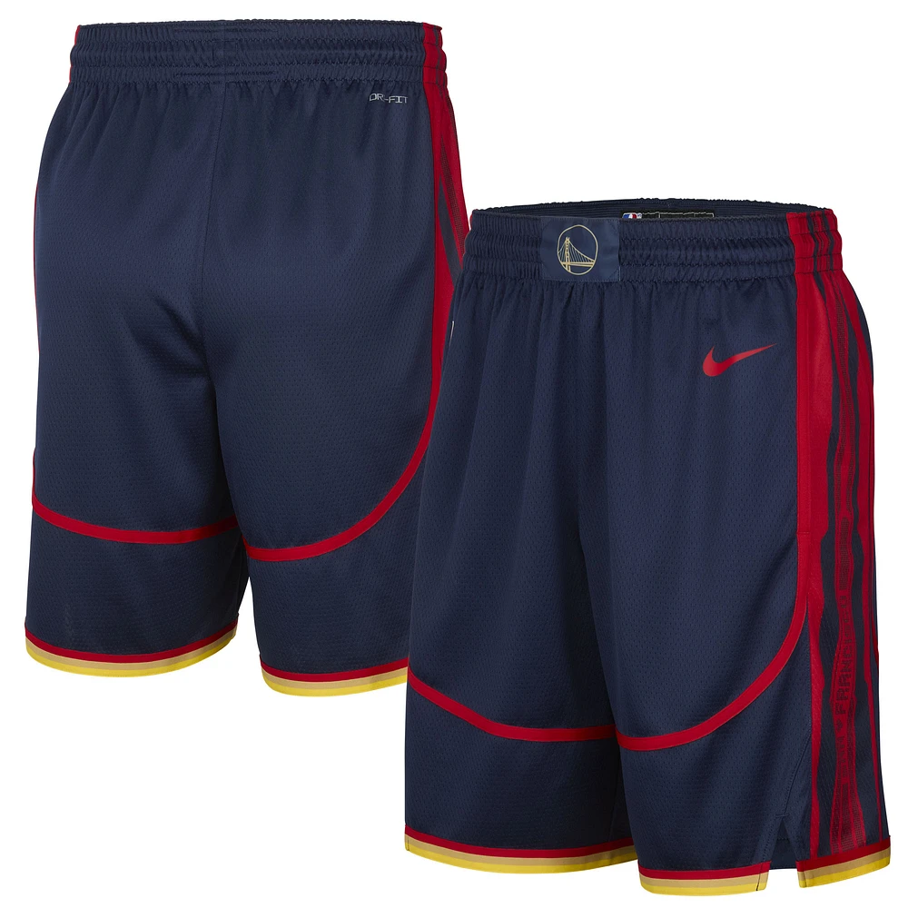 Men's Nike Navy Golden State Warriors 2024/25 City Edition Swingman Shorts