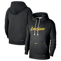 Men's Nike Black Los Angeles Lakers 2024/25 City Edition Courtside Standard Issue Pullover Hoodie