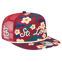 Men's New Era Maroon St. Louis Cardinals Summer Cab Golfer Adjustable Hat