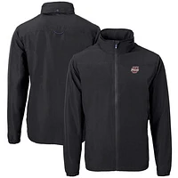 Men's Cutter & Buck UMass Minutemen Charter Eco Recycled Full-Zip Jacket
