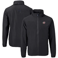 Men's Cutter & Buck UMass Minutemen Charter Eco Recycled Full-Zip Jacket
