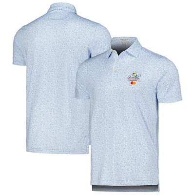 Men's Peter Millar White Arnold Palmer Invitational Dazed and Transfused Performance Jersey Polo