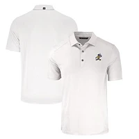 Men's Cutter & Buck White ETSU Buccaneers Big Tall Forge Eco Stretch Recycled Polo
