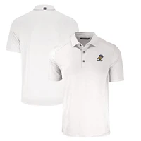 Men's Cutter & Buck White ETSU Buccaneers Big Tall Forge Eco Stretch Recycled Polo