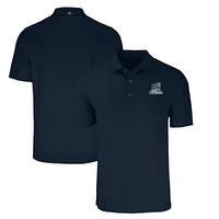 Men's Cutter & Buck Navy Citadel Bulldogs Big Tall Forge Eco Stretch Recycled Polo