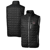 Men's Cutter & Buck South Carolina Gamecocks Rainier PrimaLoft Big Tall Eco Insulated Full-Zip Puffer Vest