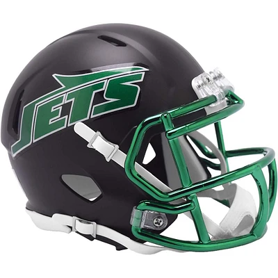 New York Jets Riddell 2024 On-Field Alternate #1 Speed Mini Helmet