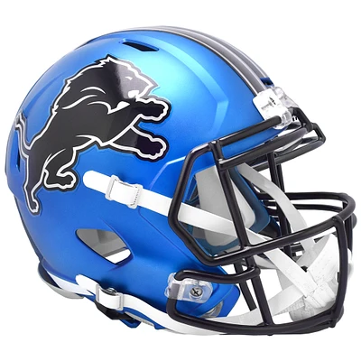 Riddell #1 Detroit Lions 2024 On-Field Alternate Speed Replica Helmet