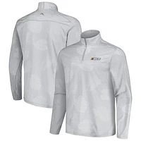 Tommy Bahama Delray Frond IslandZone Half-Zip Jacket - Gray