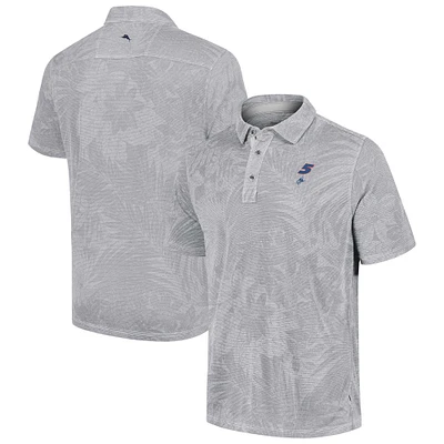 Men's Tommy Bahama Gray Kyle Larson Santiago Paradise Polo