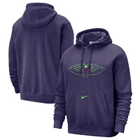 Men's Nike Purple New Orleans Pelicans 2024/25 City Edition Essential Club Pullover Hoodie