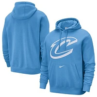 Men's Nike Blue Cleveland Cavaliers 2024/25 City Edition Essential Club Pullover Hoodie