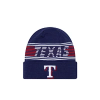 Men's New Era  Royal Texas Rangers Authentic Collection Cuffed Knit Hat