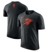 Men's Nike Black Oklahoma City Thunder 2024/25 Edition Essential Logo T-Shirt