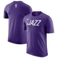 Men's Nike Purple Utah Jazz 2024/25 City Edition Essential Logo T-Shirt