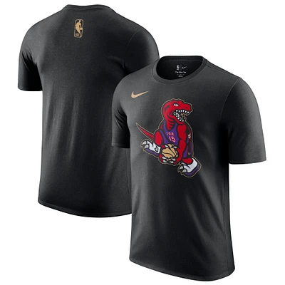 Men's Nike Black Toronto Raptors 2024/25 City Edition Essential Logo T-Shirt