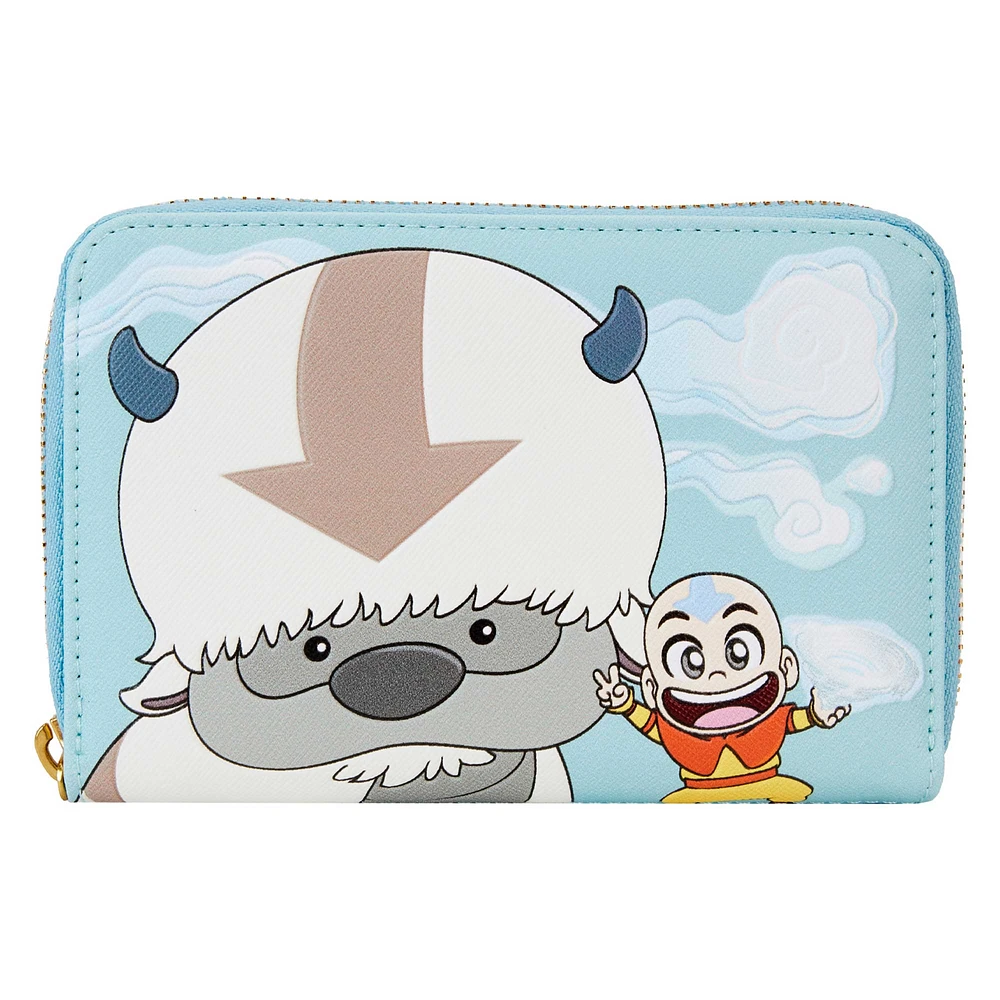 Loungefly Avatar: The Last Airbender Aang Appa Momo Zip-Around Wallet
