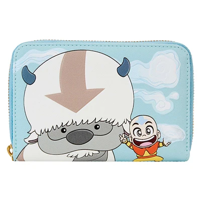 Loungefly Avatar: The Last Airbender Aang Appa Momo Zip-Around Wallet