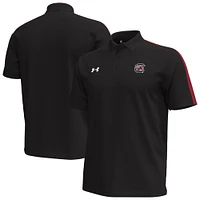 Men's Under Armour Black South Carolina Gamecocks Pinnacle Performance Polo