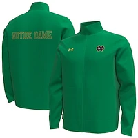 Men's Under Armour  Green Notre Dame Fighting Irish Command Full-Zip Jacket